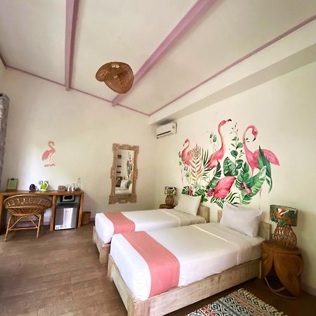 Hotel Flamingo Gili Trawangan Esterno foto