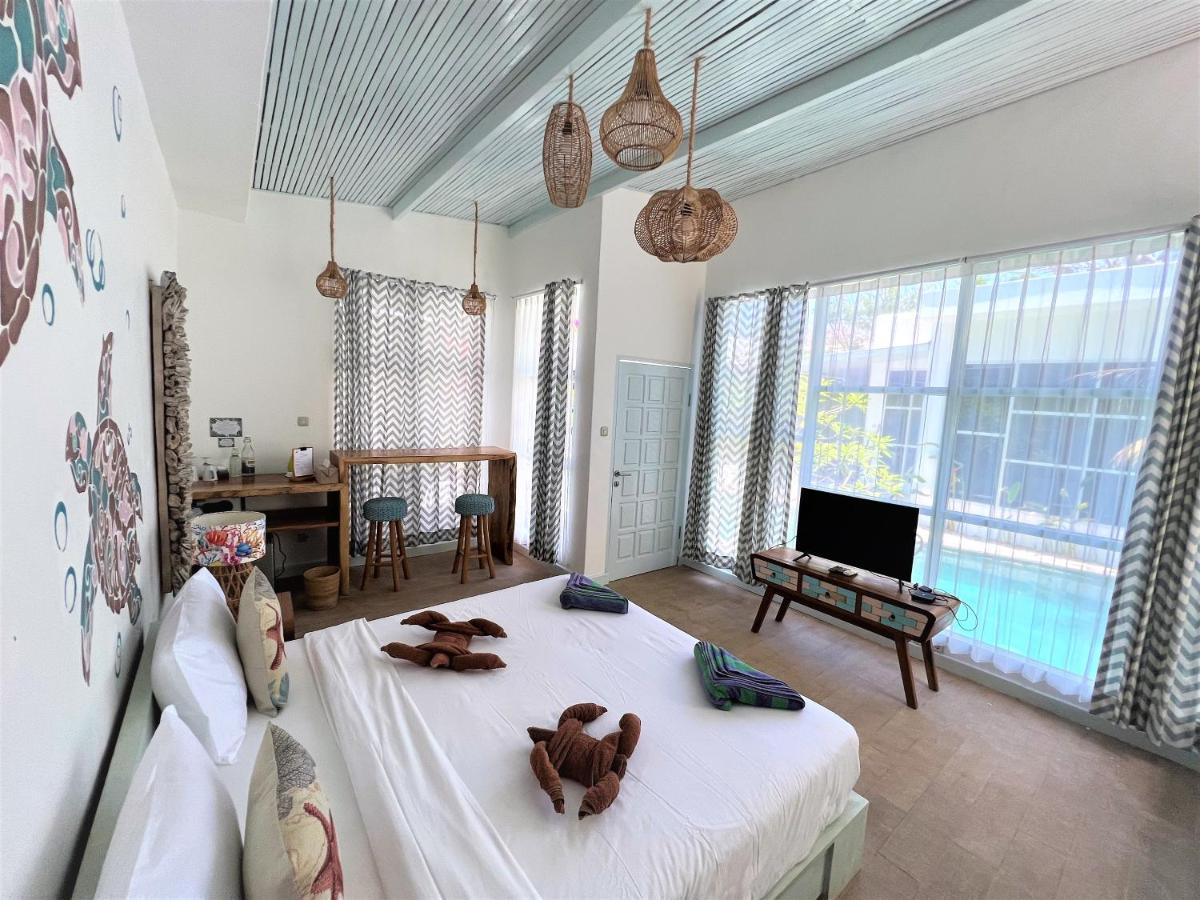 Hotel Flamingo Gili Trawangan Esterno foto