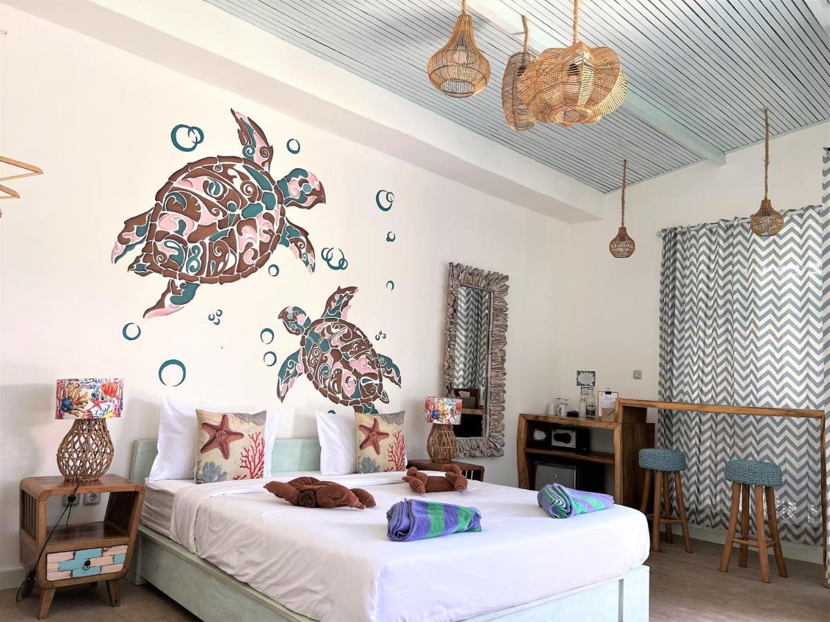 Hotel Flamingo Gili Trawangan Esterno foto