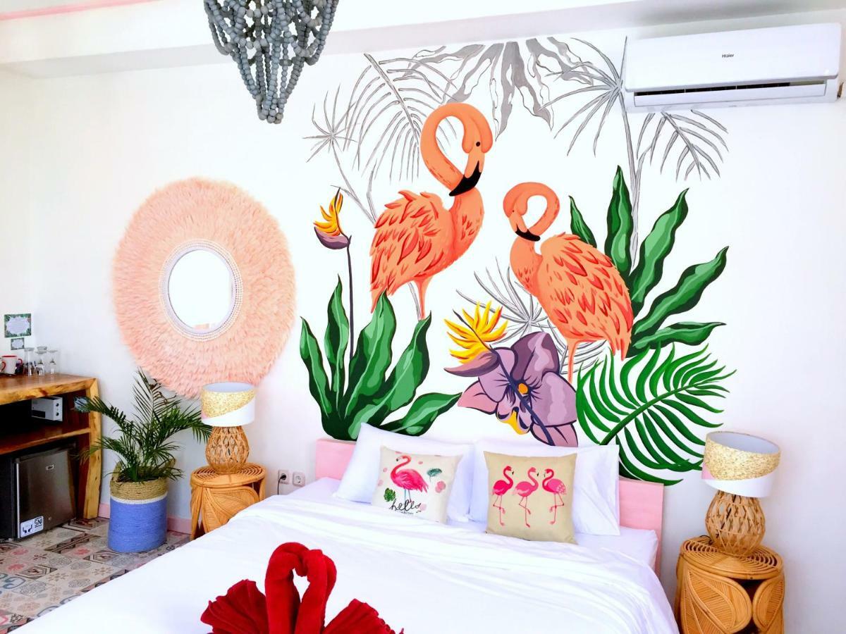 Hotel Flamingo Gili Trawangan Esterno foto