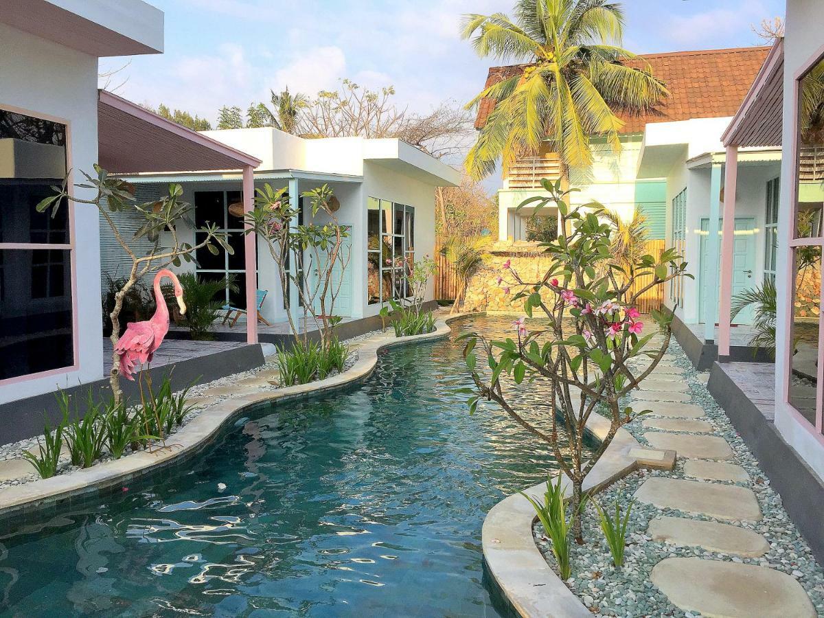 Hotel Flamingo Gili Trawangan Esterno foto
